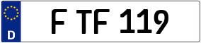 Truck License Plate